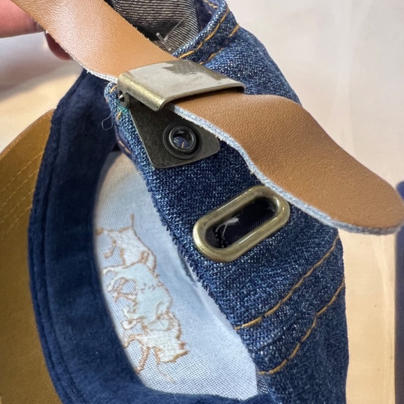 DeadWood South Dakota‎ Denim Suede Adjustable Hat Size S/M - Picture 7 of 7